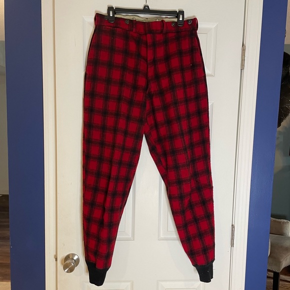 Woolrich Other - Woolrich vintage buffalo plaid wool hunting pants with quilted lining - 30x30